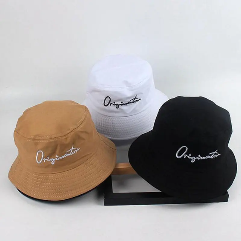 Custom Wholesale Heat TransferSeal Seam Band Waterproof recycled polyester Fabric Designer Fashion Bucket Hats