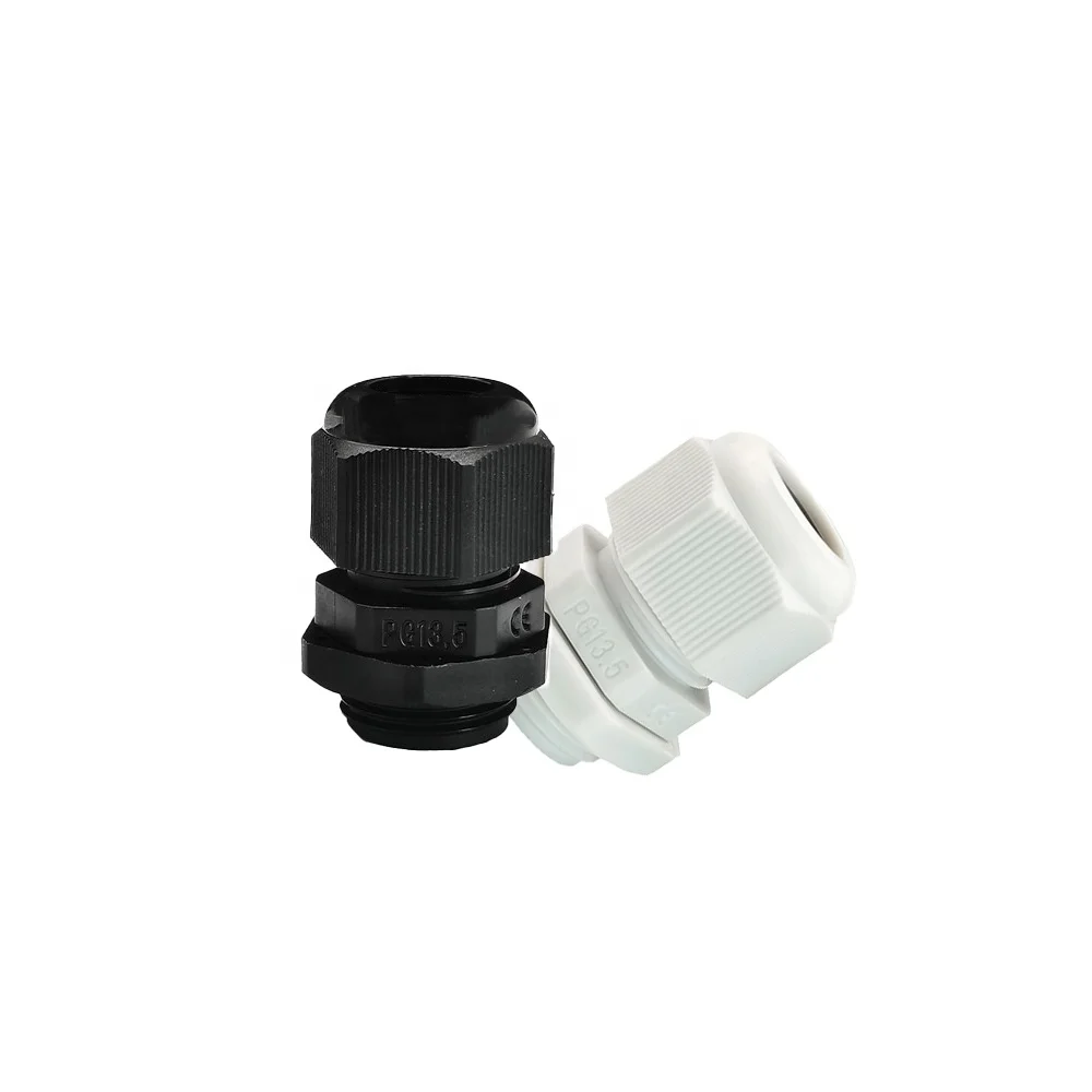 Ip68 Waterproof Cable Gland Connector Plastic Flex Spiral Strain Relief Protector For 42-50mm Wire Thread