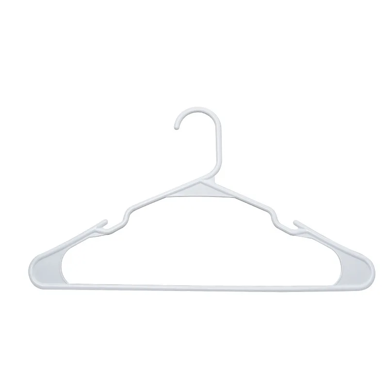 Online Top Seller Lightweight Space Saving Durable Plastic Clothes Hangers Laundry Hangers Black Hangers