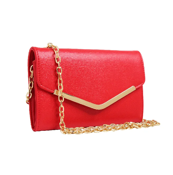 New Arrivals Ladies Party Evening Bag Hot Sale Envelope Messenger Bag Crossbody Fashion Clutch Bag With Chain For Women