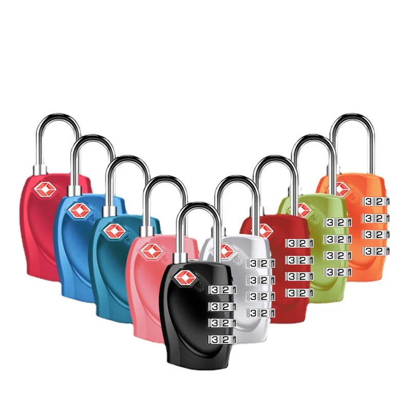 hot sale TSA Accepted High Quality Zinc Alloy Travel Luggage Bag Use Resettable 4 Digits Tsa Combination Lock