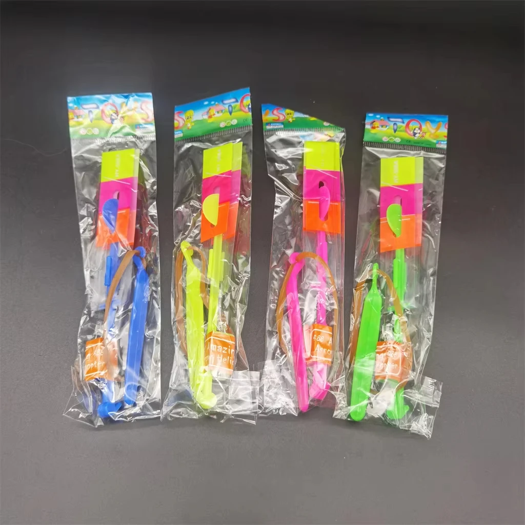 Wholesale magic plastic rocket led flying helicopter toy Flying toys for kids