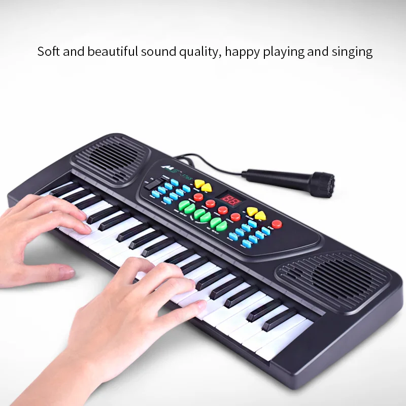 Children Study Education Electronic Keyboard Multifunctional Organ Piano Microphone USB Music Musical Instrument Toys Kids