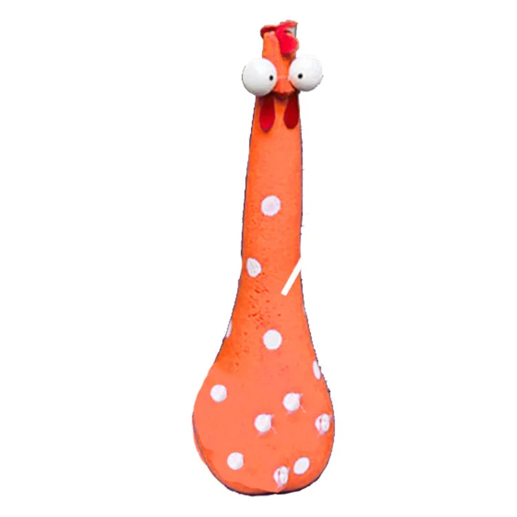  Garden Decoration Big Eye Sling Resin Chicken Figurines For