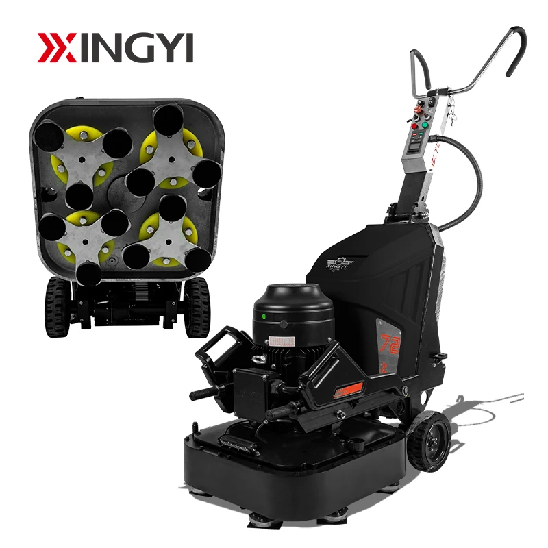 700mm Heavy Duty 4 Heads 15KW Self-propelled Concrete Floor Grinder Machine