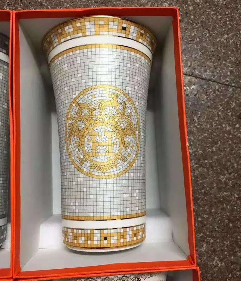 Горячая Распродажа Западная керамическая Цветочная бутылка фарфоровая ваза с подарочной