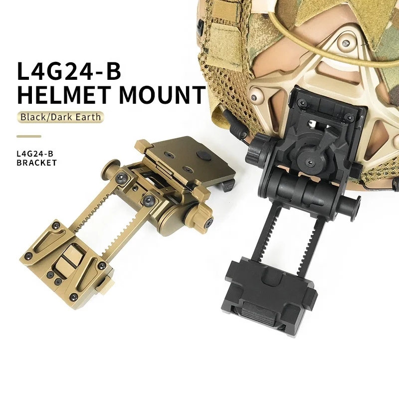 LWXC металлический ЧПУ Тактический NVG L4G24-B расширенный размер Шлем ночного видения крепление Охотничьи аксессуары