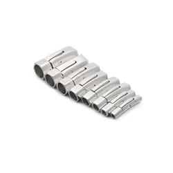 CTBX018 Jewelry Findings Connectors Metal Stainless Steel  Clasps Cord Ends For Bracelet Jewelry Making