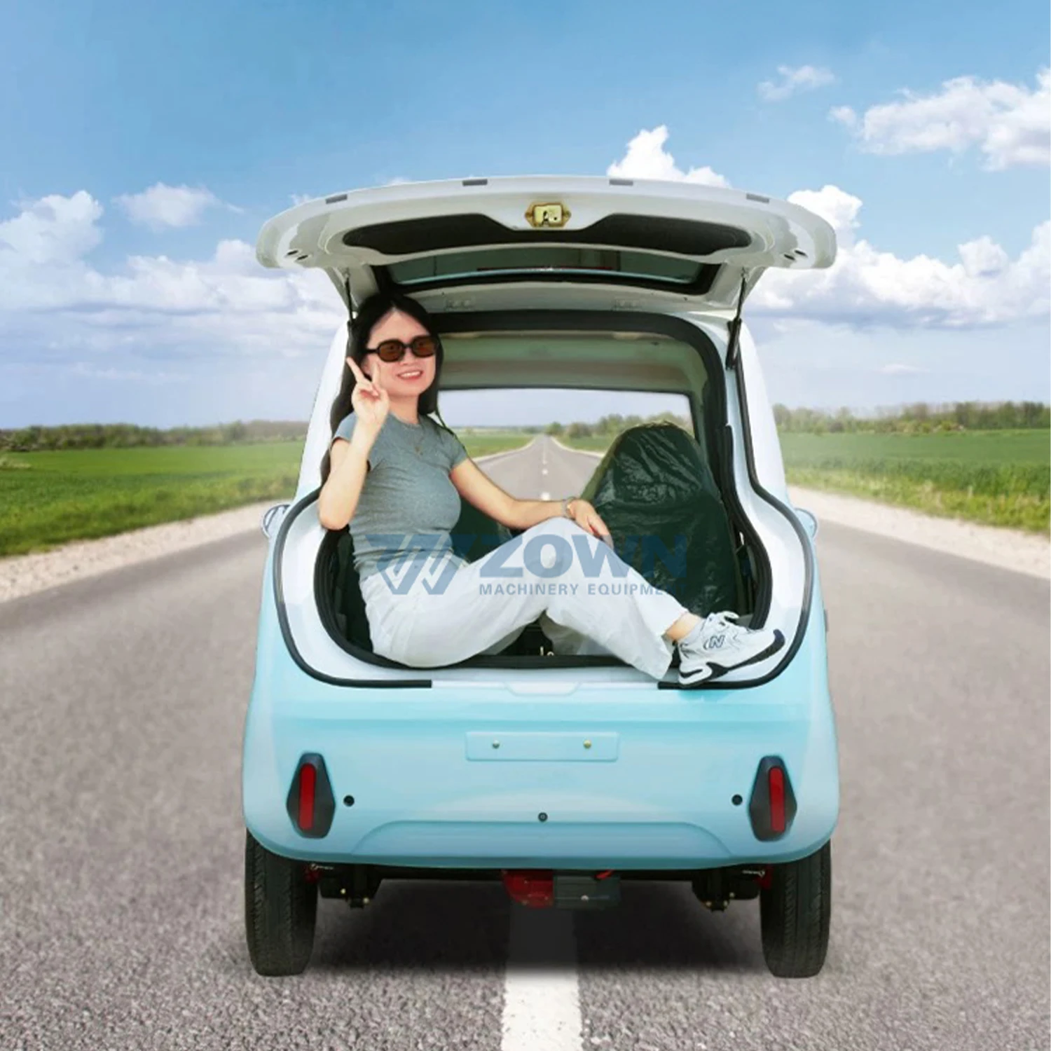 New Low-Cost New Energy Electric Four-Wheeler 2-Row 5-Seat Mini Electric Car Convenient And Safe City Car