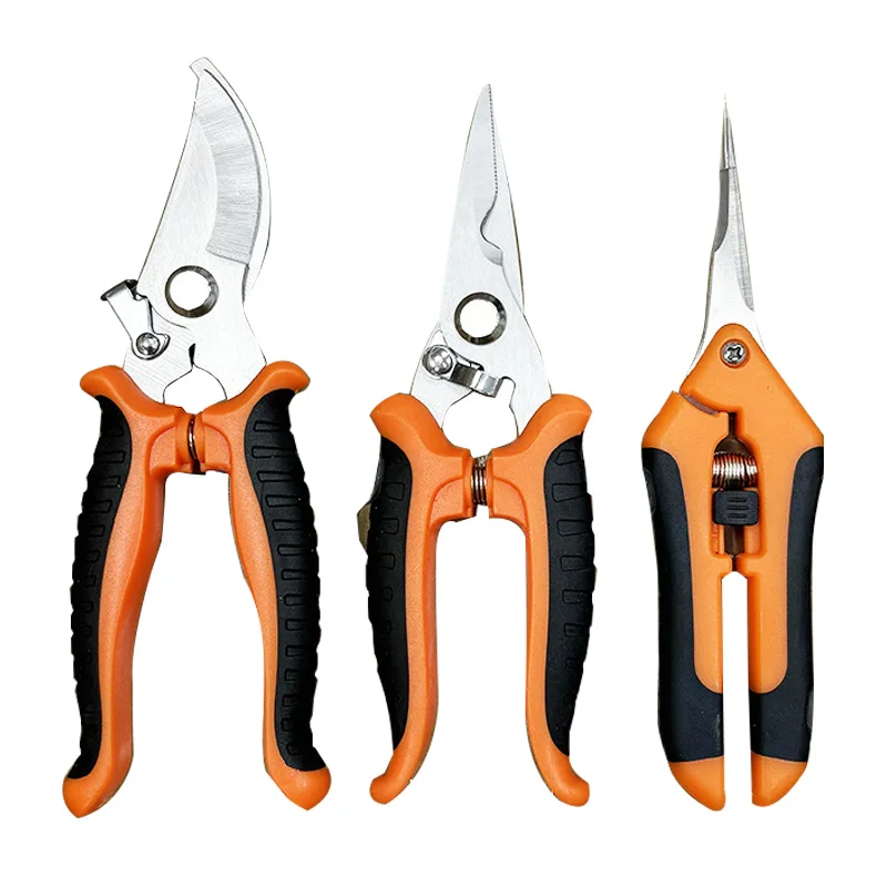 High Quality Portable Bypass Pruning Shears Multifunctional Branch Trimming Electrician Scissor Graft Scissors for Garden Use