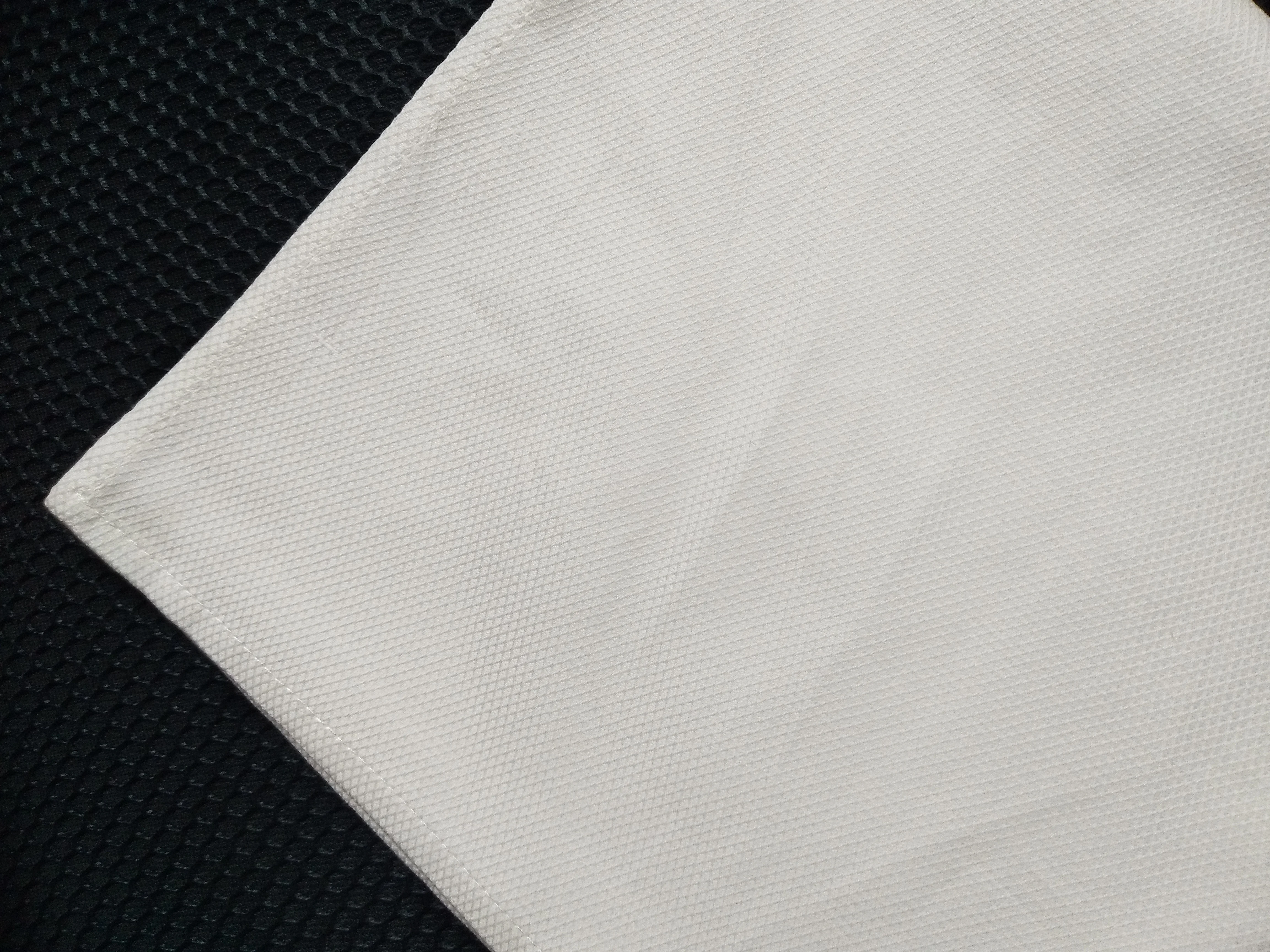 Cheap hotel washable custom napkin printing cotton embroidered satin band napkin