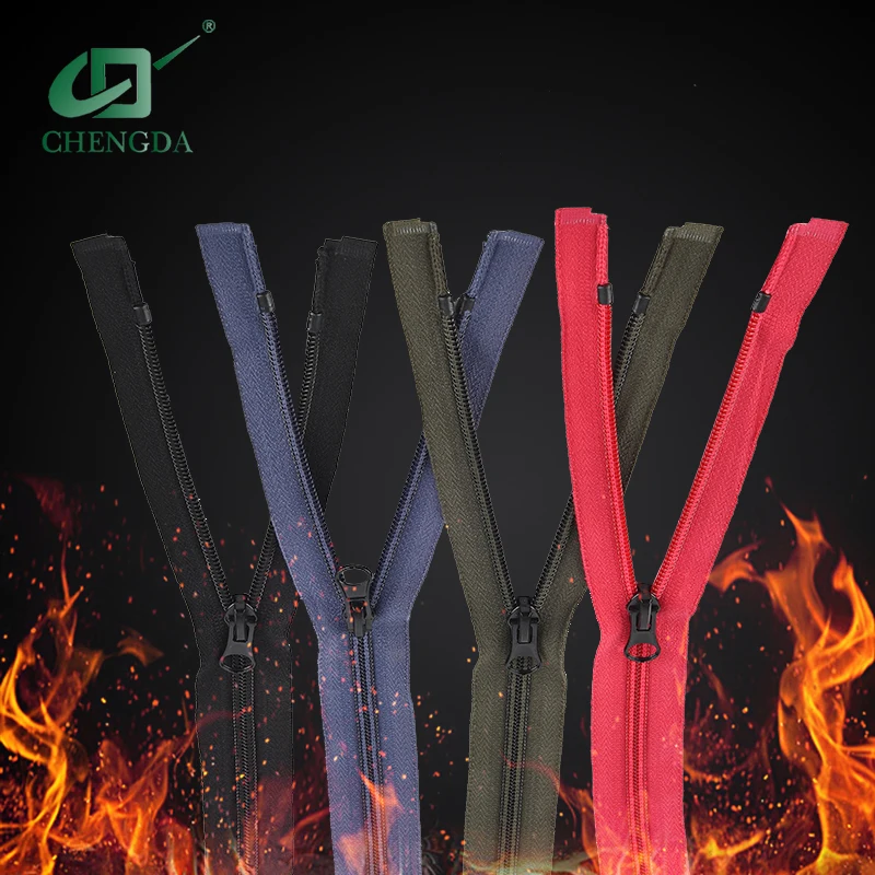 #5 Fireproof CFC flame retardant coil zipper used for beddings sofacover car seat cover