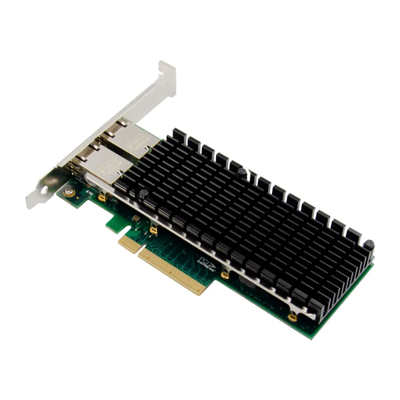 ST7214 PCI-E x8  Dual RJ45 Port 10G Server LAN Controller Adapter NIC CHIPSET:IN TEL X540