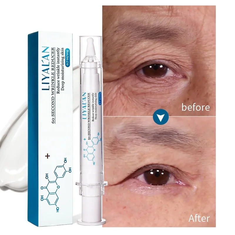 60 Seconds Instant Wrinkle Eye Wrinkle Area Serum Moisturizer Eye Cream For Dark Circles