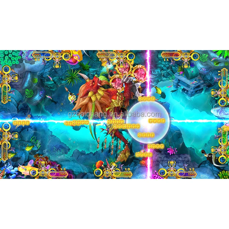 Many People Together Multi Fish Gaming Hardware Software Fish Table Coin Operated Game