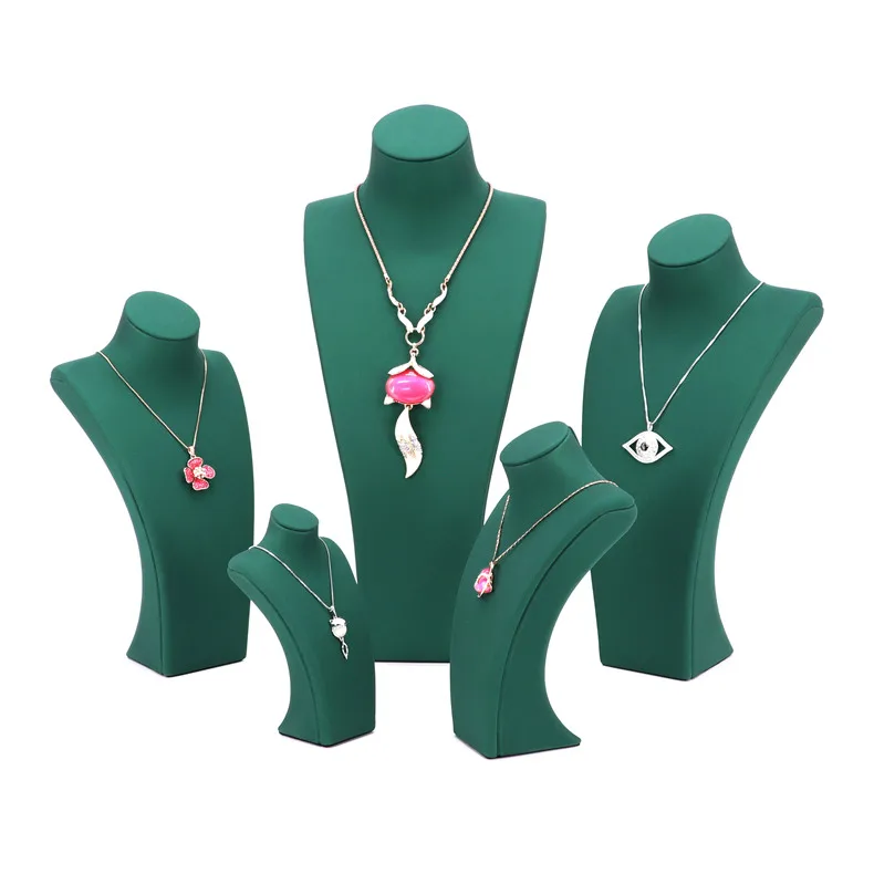 2021 Factory custom jewellery Necklace Display Stand bust for luxury Jewelry shops counter mannequins