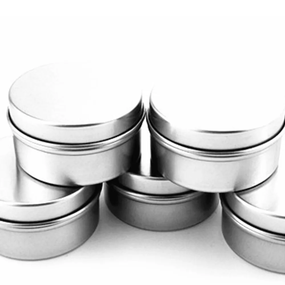 
Wholesale custom color metal candle tins with lid for candle making 