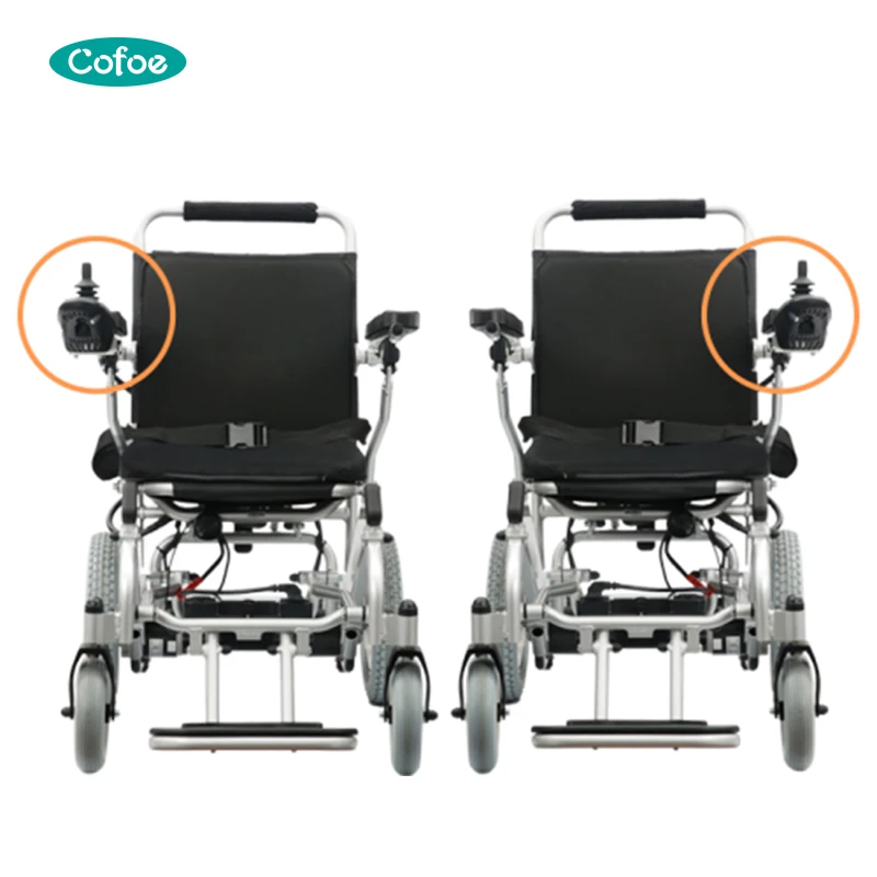 2022 certificates approved remote control portable folding electric aluminum wheelchair