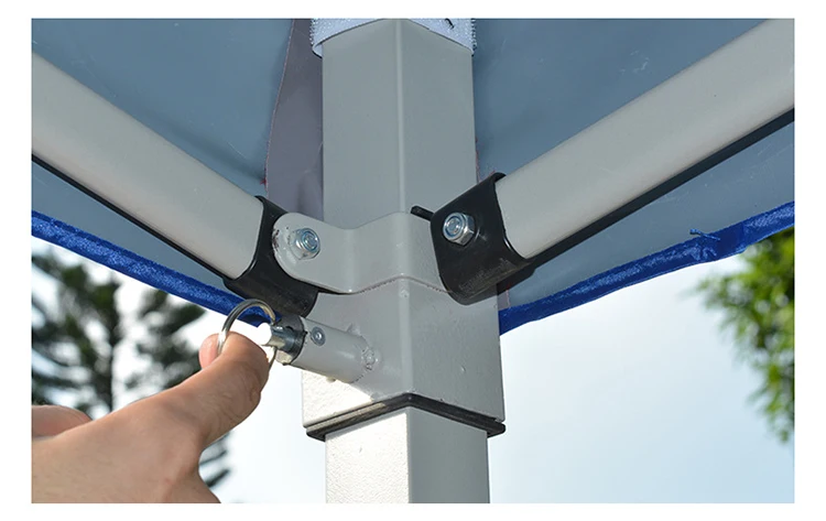 Qibu Custom Pop Up Canopy Tent Folding Gazebo Oxford Fabric Trade Show Tent Garden Shade Pavilion Outdoor Event Shelter