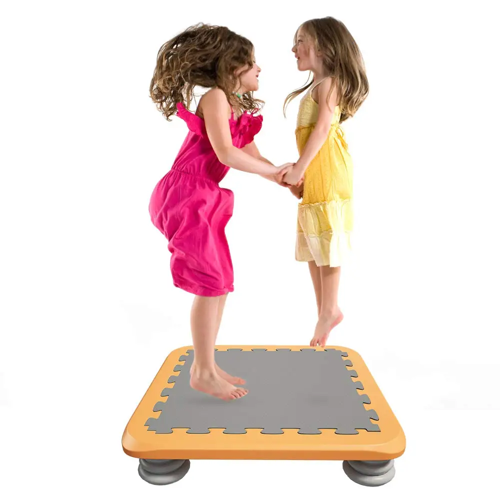 Toddler Mini Trampoline Sensory Training Equipment Kids Bouncing Board Jumping Pad Bouncy Board Springboard Fitness Sports Toys