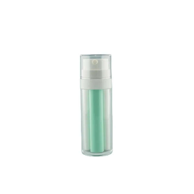 Dual-Chamber Bottle 10ml+30ml PETG Tubes for Facial Serum Lotion Duo-Effect Eye Extract Cream Double Tube Container