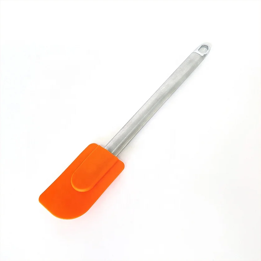 custom Heat Resistant Kitchen Accessories silicone kitchen products easy clean durable Spatula with stainless Steel Handle