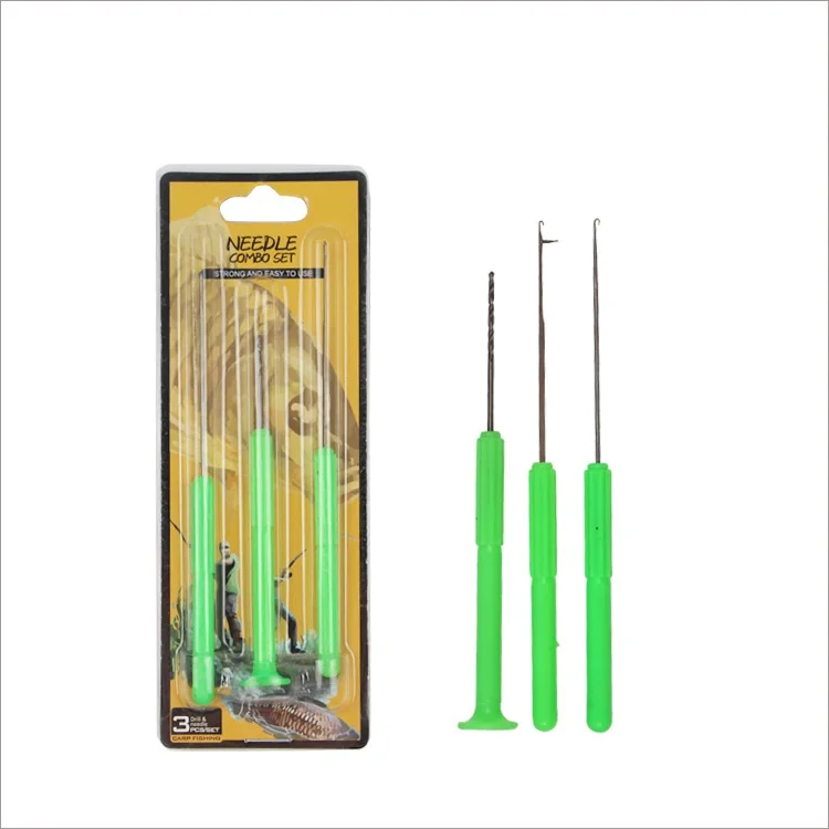 Carp Fishing Bait Drilling Needle - 3 in 1 Combo Set Kit Tool Multiple Function Fish Drill Tackle Rigging