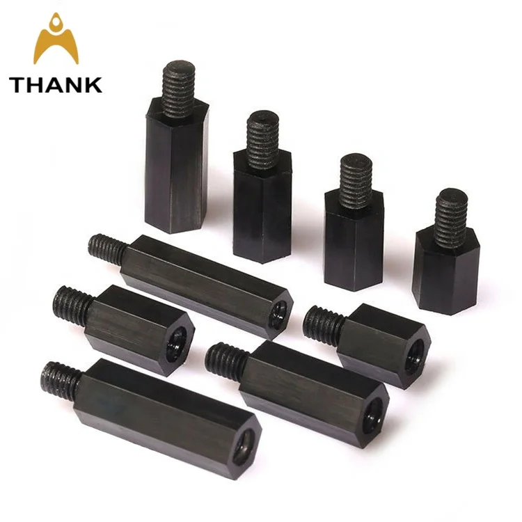 male female metric female hex threaded m4 12mm nylon standoff spacer