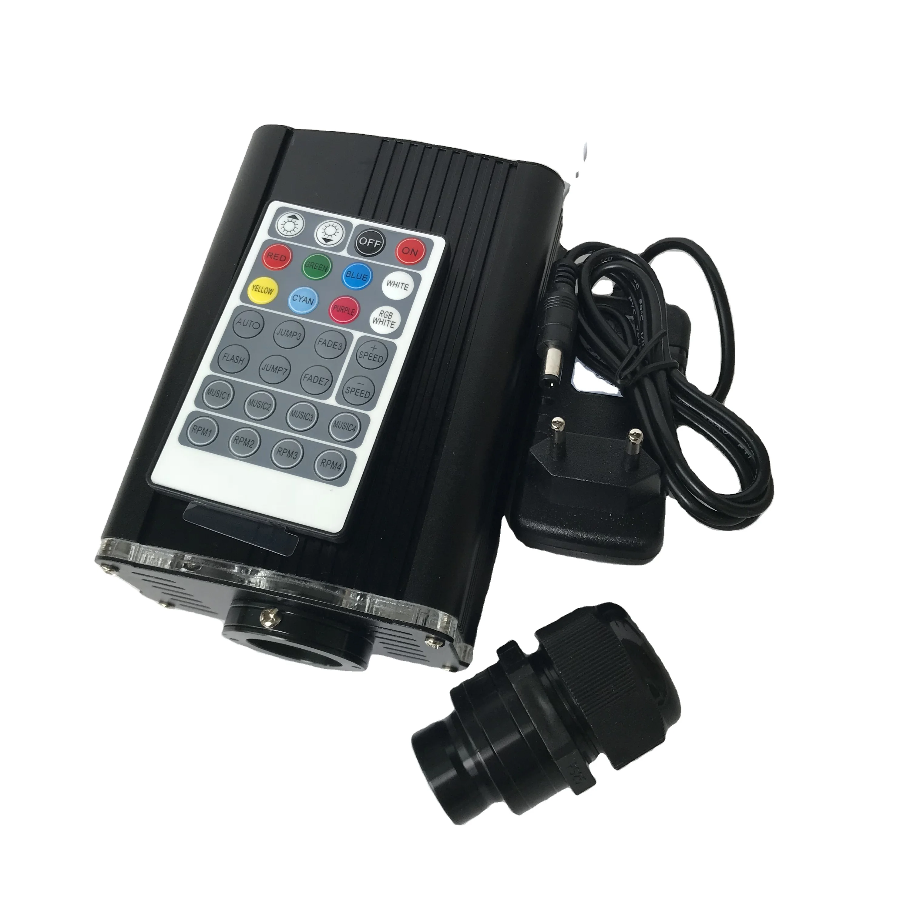 12VDC 18W RGBW волоконно-оптический свет двигателя светодиодный осветитель с мерцающим колесом