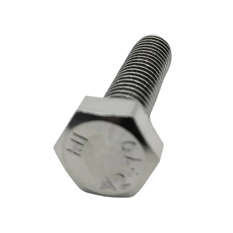 All size Custom Stainless Steel Grade 8.8 Hex Bolt and Nut A2 Hexagon Bolts