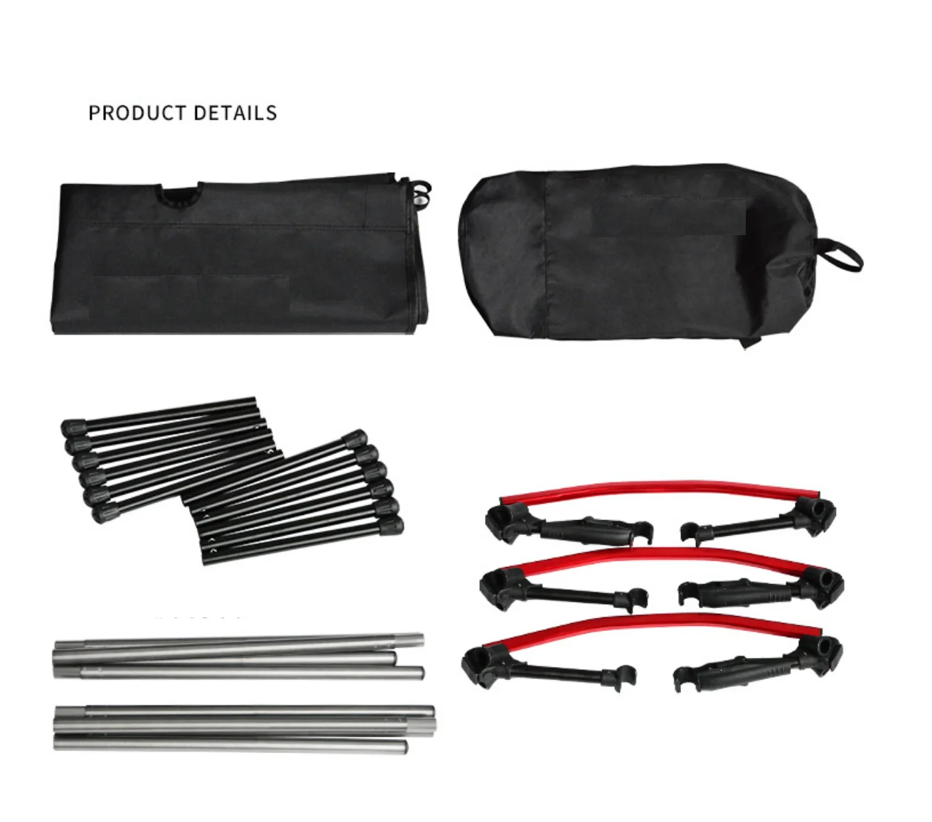 Aluminum Camping Cot Adjustable Height Sleeping Cot Folding Camping Bed Ultralight Compact Travel Fabric Foldable Bed Oxford