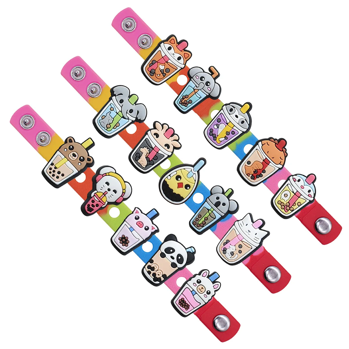 2023 Croc charms concha cafecito mexico food bread croc charm mickey ears concha charms for wholesale kids croc ch