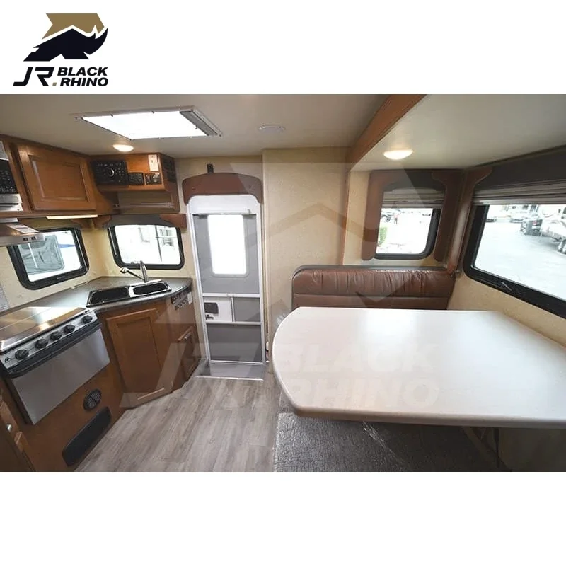 High Quality Lightweight Retro Mobile Off-Road Travel Trailers Slide-In Truck Camper Outdoor Camping Electric Brake Wholesale