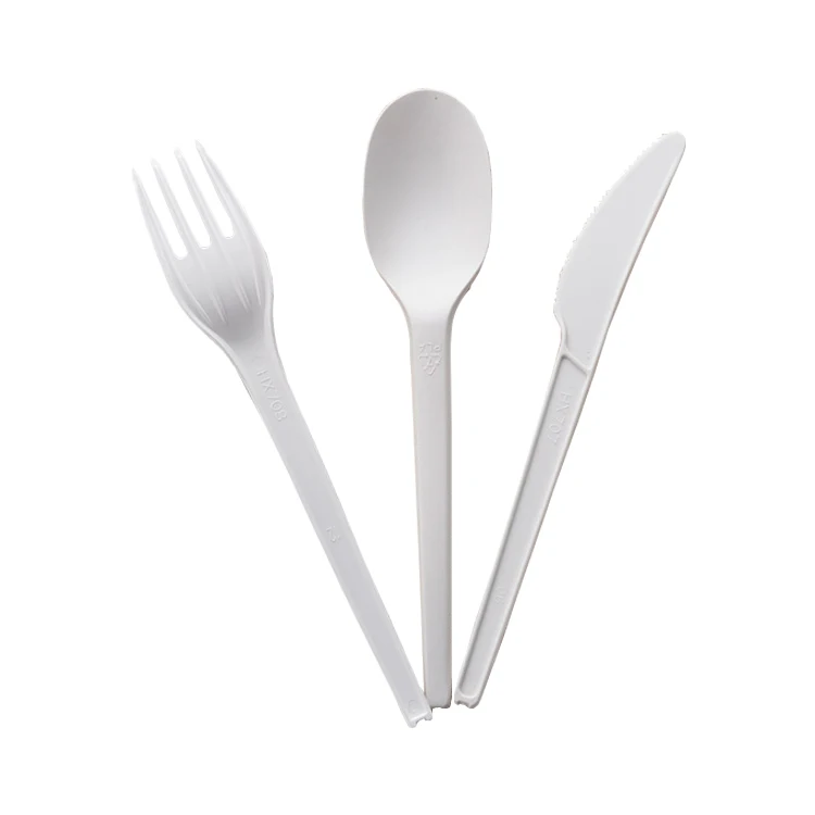 Экологически чистый биоразлагаемый набор ложек и вилок bolasa из пла