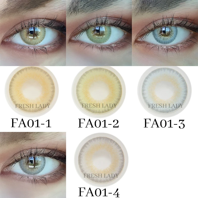 Linagguo Fresh Lady love story series Oxytocin wholesale cosmetic coloured contact lenses