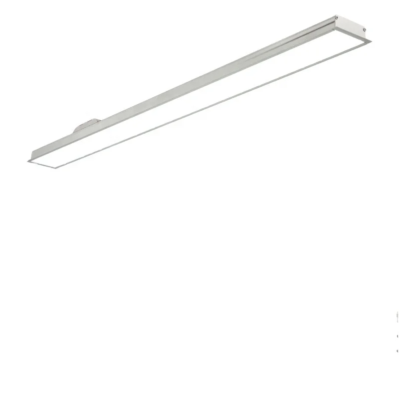 OEM factory price simple aluminum fixture 36w indoor office indoor recessed l anti glare led linear lamp