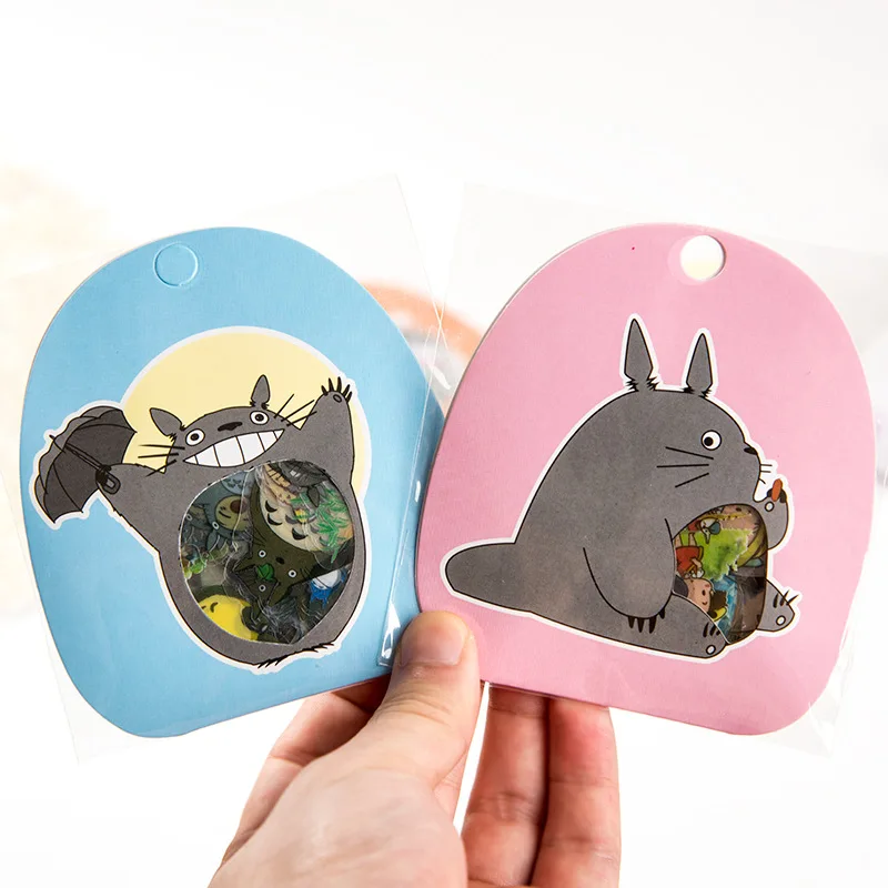 Kawaii My Neighbor Totoro DIY Clear Stickers Decorative Scrapbooking Diary Album Stick Label Decor PVC