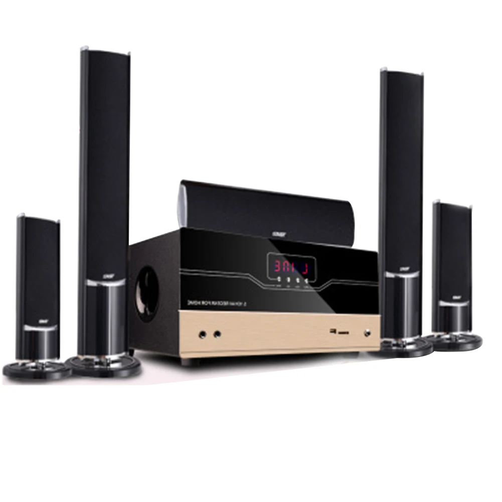 Vofull Высокое качество 3 1 домашний кинотеатр woofer звуковые системы с цифровым fm