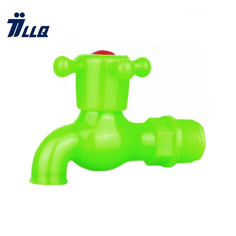 Garden Irrigation Connector Plastic Bibcock Wall Mounted Male Thread Plastic Pvc Water Tap