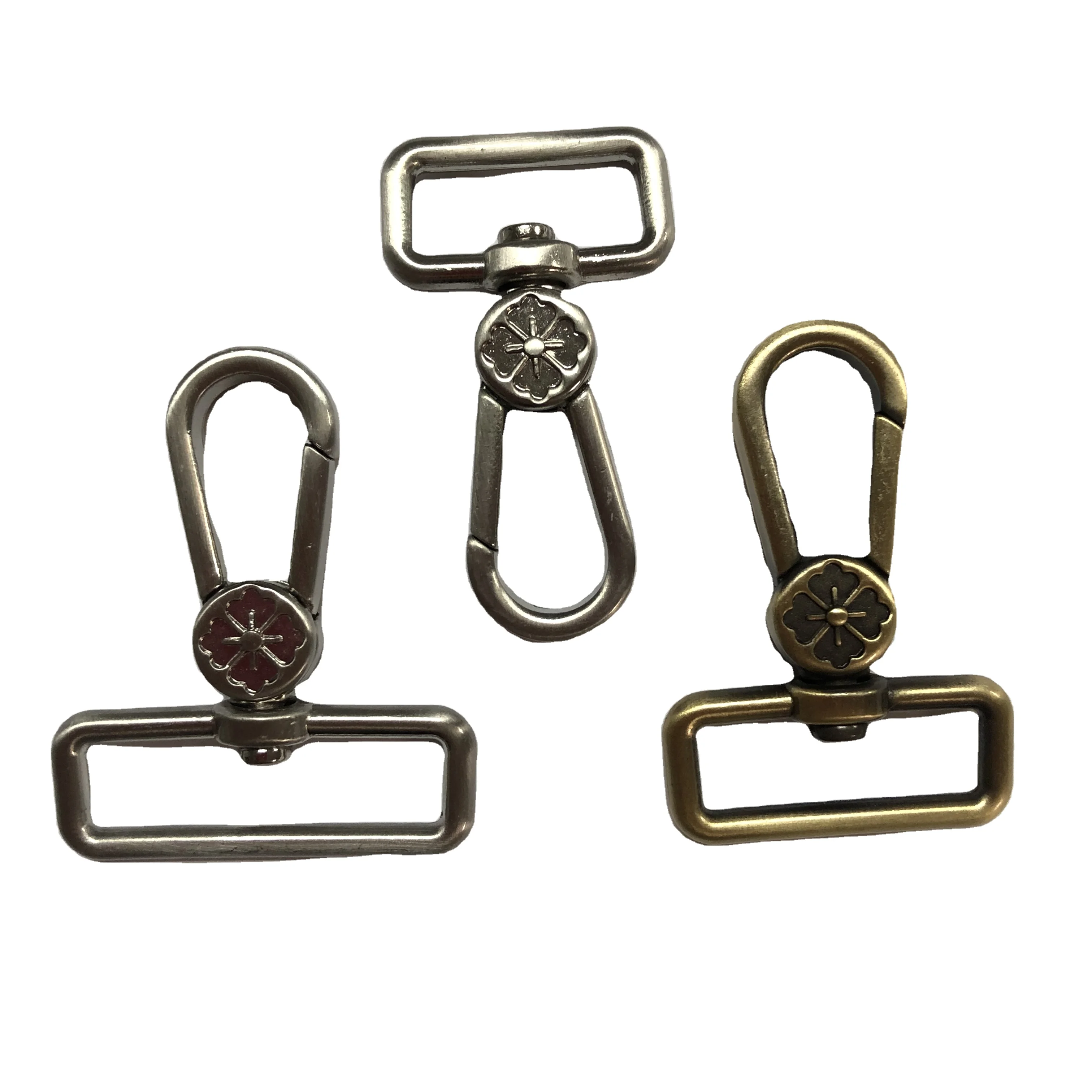 YK 10512 Hot sale metal hooks buckle swivel clip snap hook metal snap trigger dog clips swivel eye bolt hook for bag