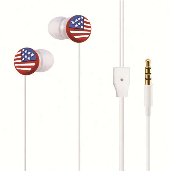 
cute headphone with cartoon mp3 funny PVC earphones 