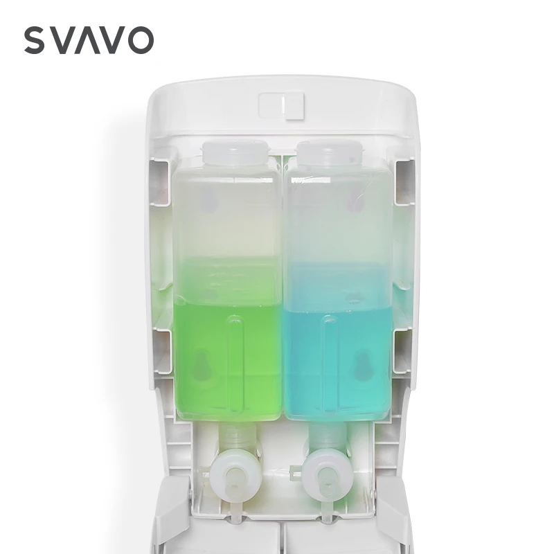 SVAVO Big Volume Manual Liquid Soap Dispenser For Hotel refill bottles shampoo and shower gel dispenser