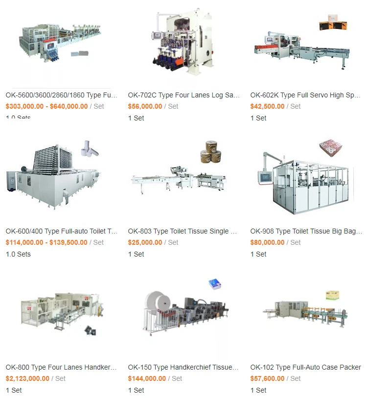 Four Lanes Handkerchief Tissue Production Line