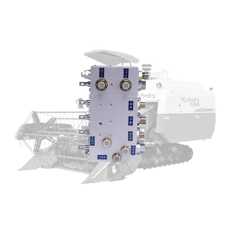 JINDUN Agricultural Machinery Parts WLF10M Harvester Spare Parts Hydraulic Manifold Solenoid Control Valve Block