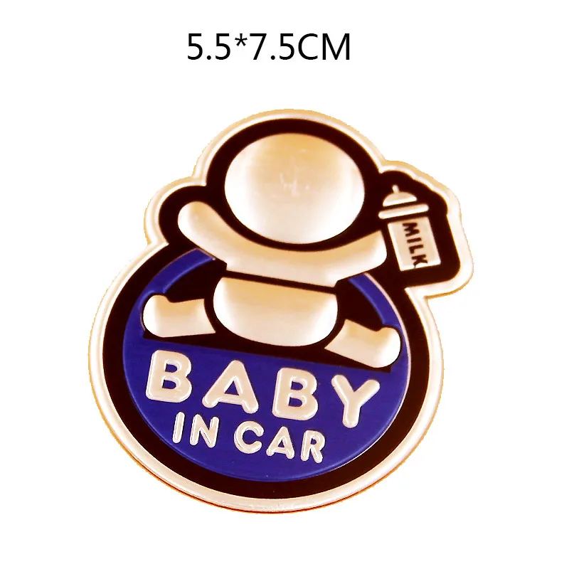 Пользовательская Безопасность 3d наклейка на автомобиль ребенка на доске знак