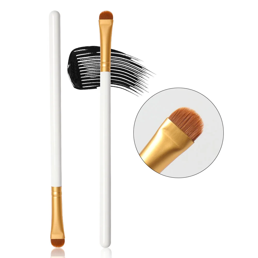 Ultra-Thin Fine Angled Eyeliner Brushes round Definer Brush Wood Handle Brow Lift Single Makeup Eyebrow Tint Dyeing Eye Lip Use