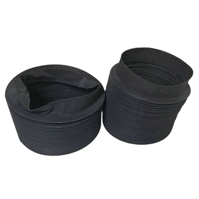 Flexible accordion covers round bellows rubber bellows