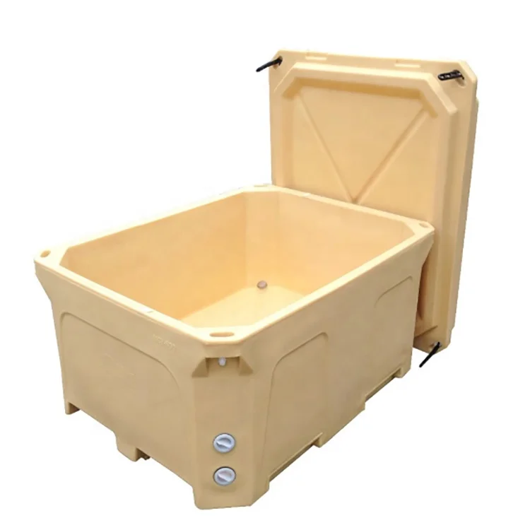Custom 400L 600 L800L 1000L large Rotomolding Cooler Box for outdoor sea fishing