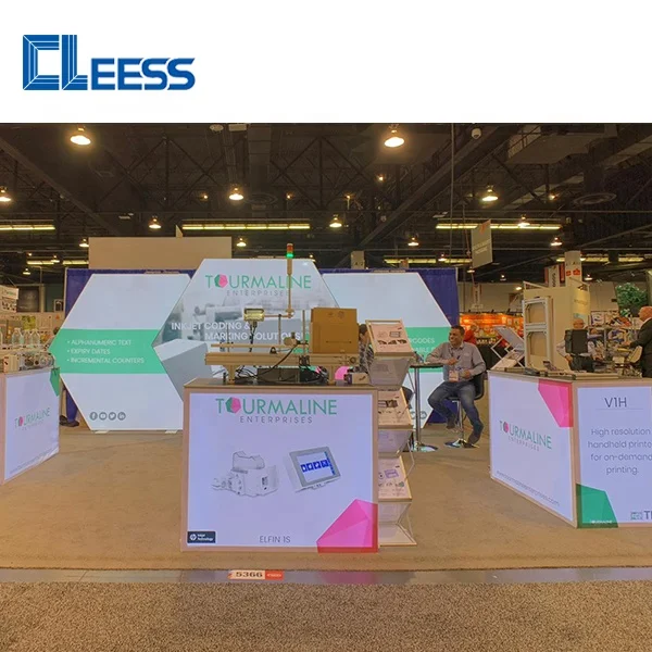 Customize Aluminum Extrusion Double Sided Seg Stretch Fabric Frame System Portable Led  Display Wall Mounted Frameless Lightbox