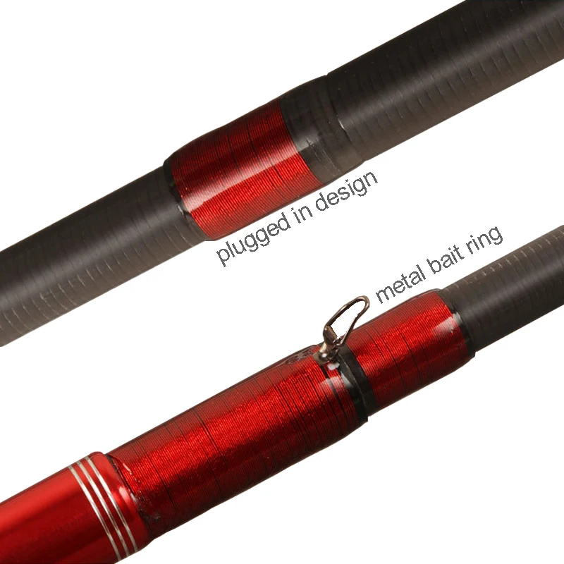 new wholesale price carbon fiber wooden handles ML telescopic fishing pole rod